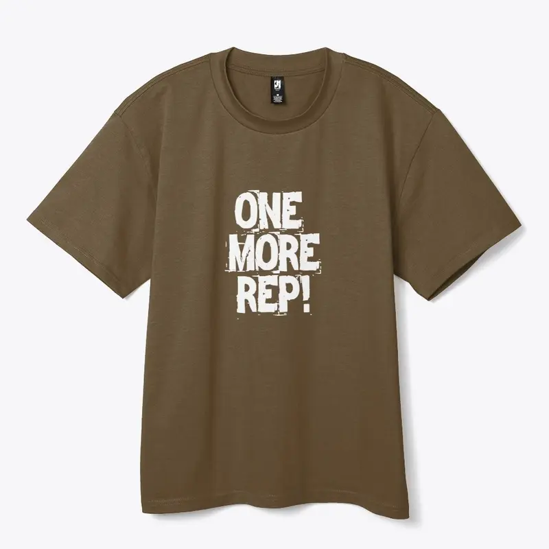 ONE MORE REP! Oversized Tee